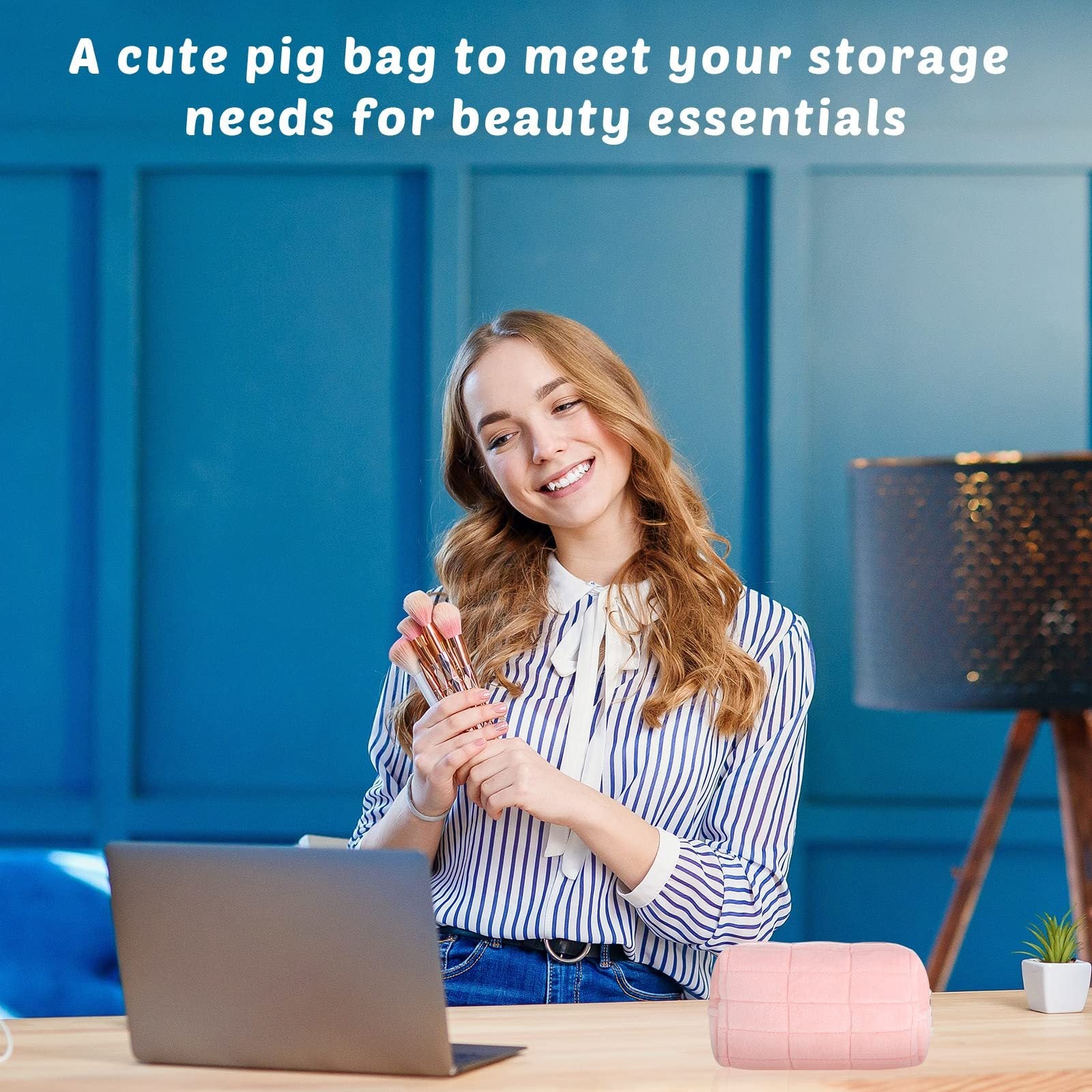 Plush Makeup Bag Checkered Cosmetic Bag Cosmetic Travel Bag Large Zipper Travel Toiletry Bag Portable Multi Functional Capacity Bag Cute Makeup Brushes Storage Bag For Women Plush Makeup Bag Checkered Cosmetic Bag Cosmetic Travel Bag Large Zipper Travel Toiletry Bag Portable Multi Functional Capacity Bag Cute Makeup Brushes Storage Bag For Women